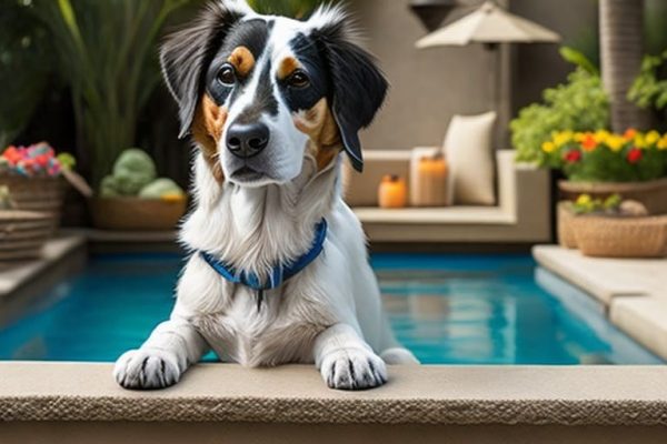 dog-next-pool
